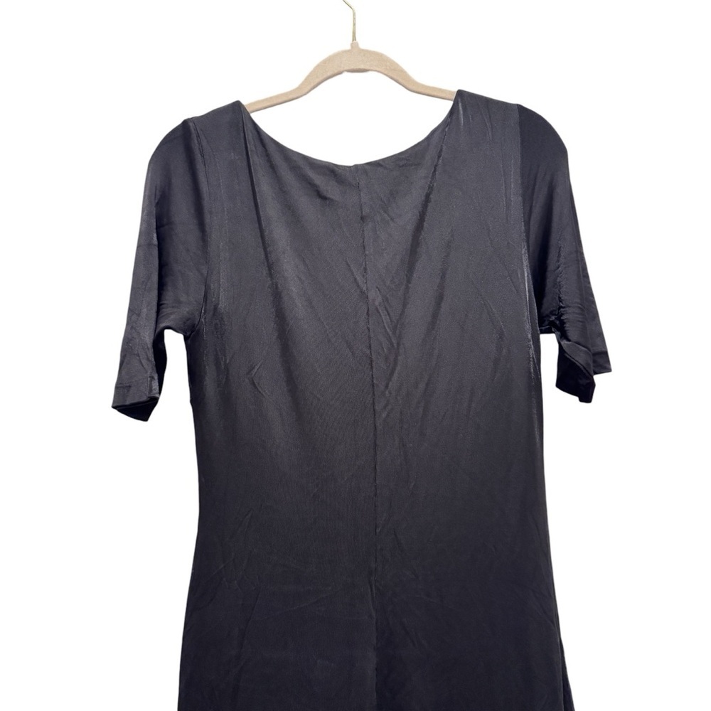 NWT Hugo Boss Etalicy Midi Dress Chic Preppy Business Career Formal Black Sz L - Picture 11 of 16